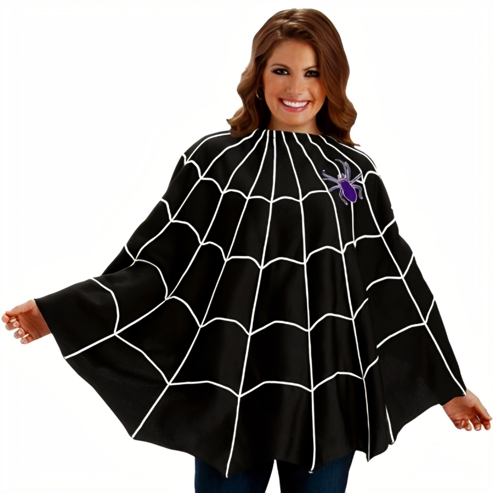COLLECTIONS INC Spider Web Poncho